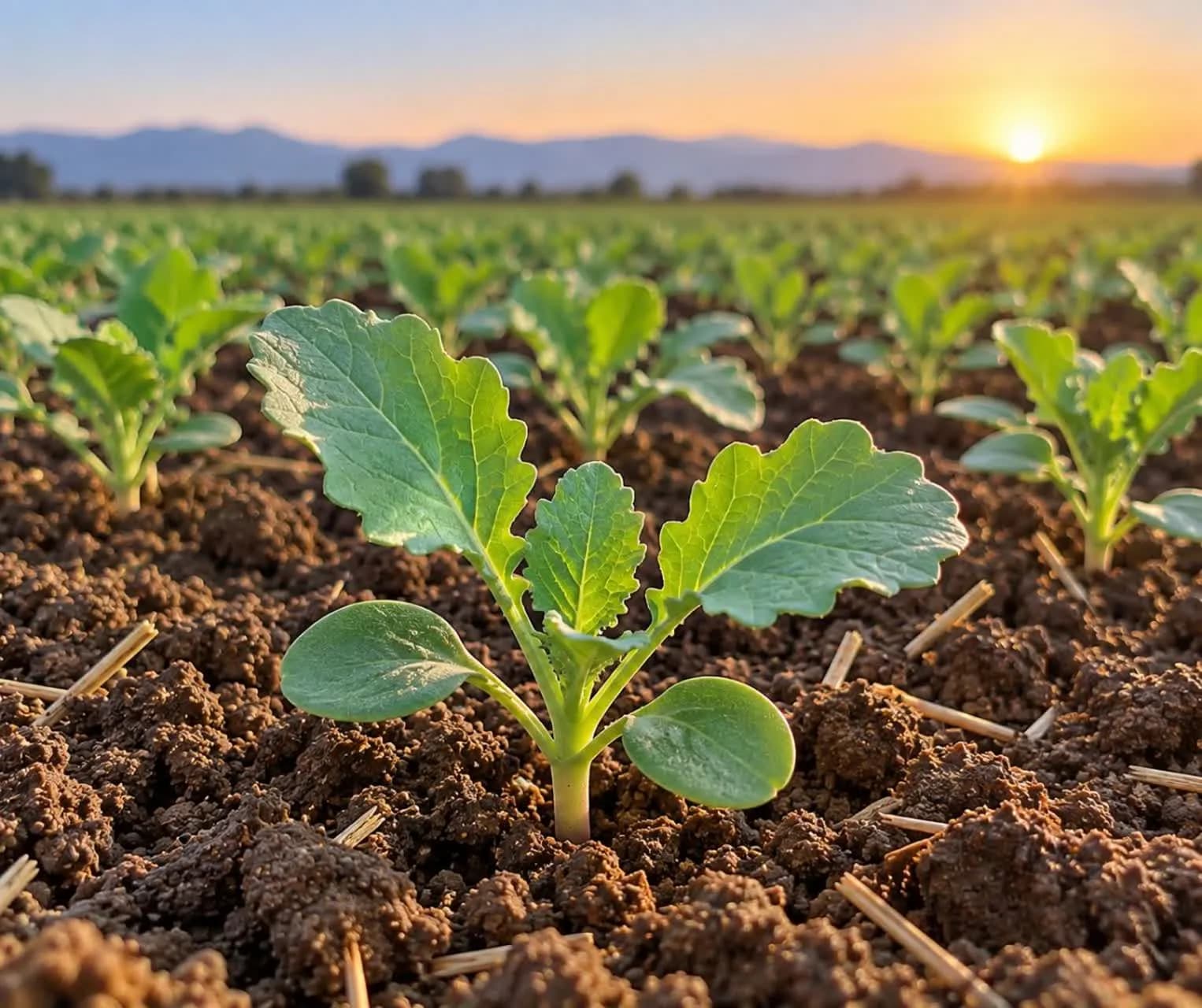 A green agricultural field